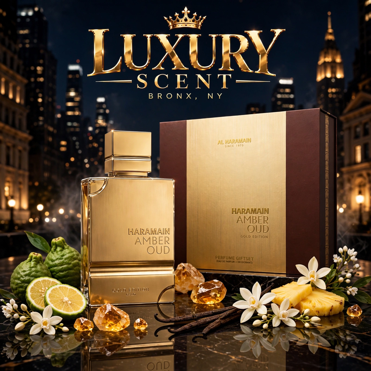 Al Haramain Amber Oud Gold Edition Gift Set