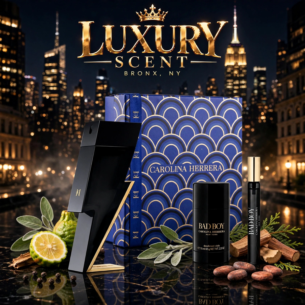 Carolina Herrera Bad Boy Men Gift Set