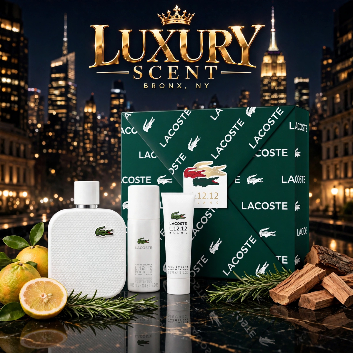 Lacoste L.12.12 Blanc Men Gift Set