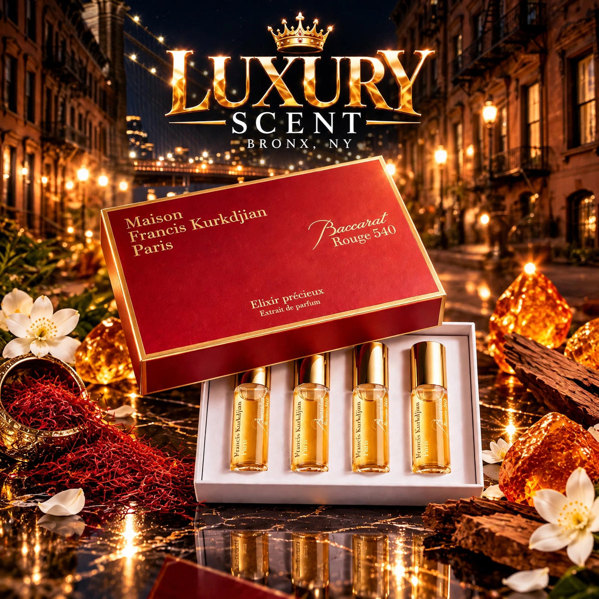 Maison Francis Kurkdjian Baccarat Rouge 540 Gift Set (4 Travel Refills)