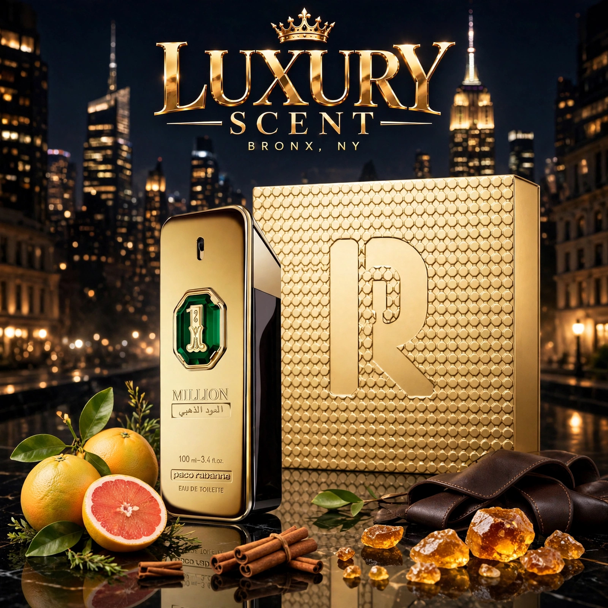 Paco Rabanne 1 Million Golden Oud Men Gift Set