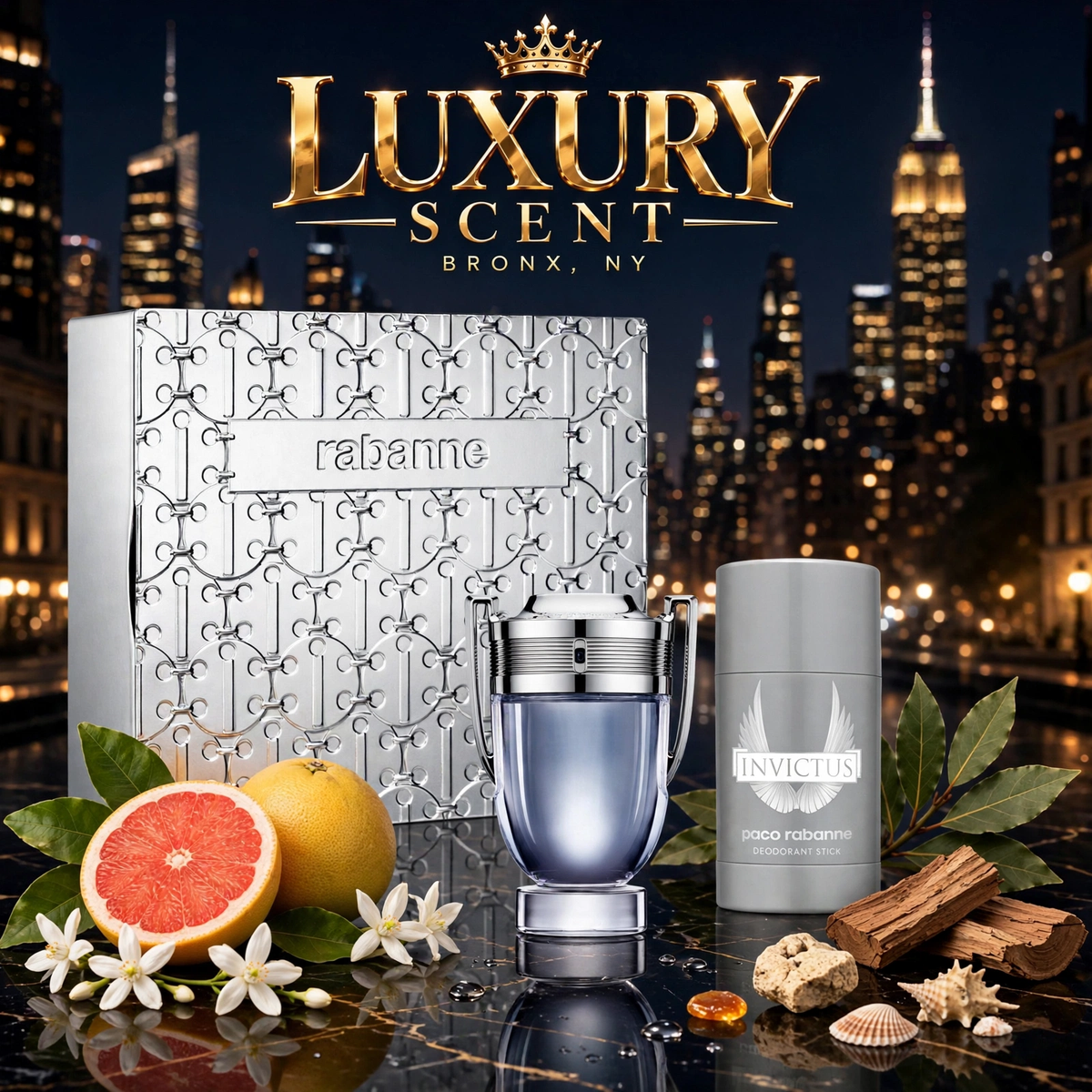 Paco Rabanne Invictus Men Gift Set (Metal Box)
