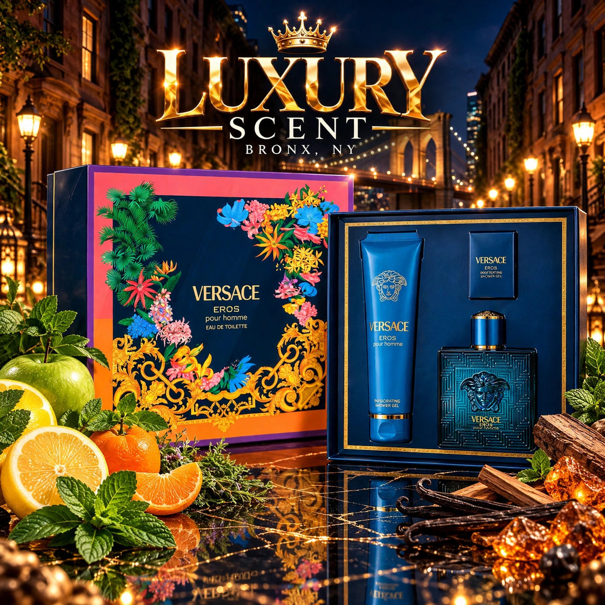 Versace Eros Gift Set (3 Piece)